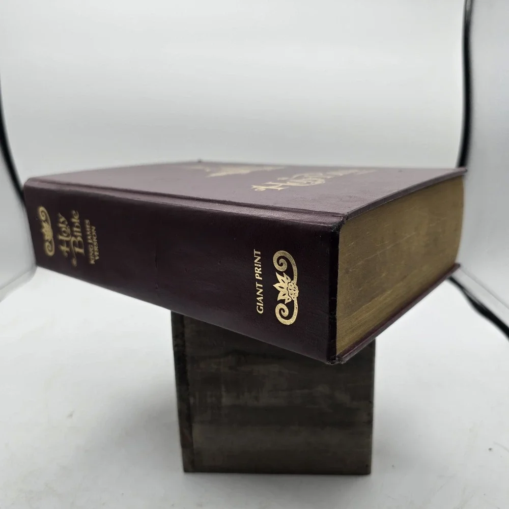 Holy Bible Giant‎ Print KJV Red Letter Edition Concordance Allan Publishers 1975